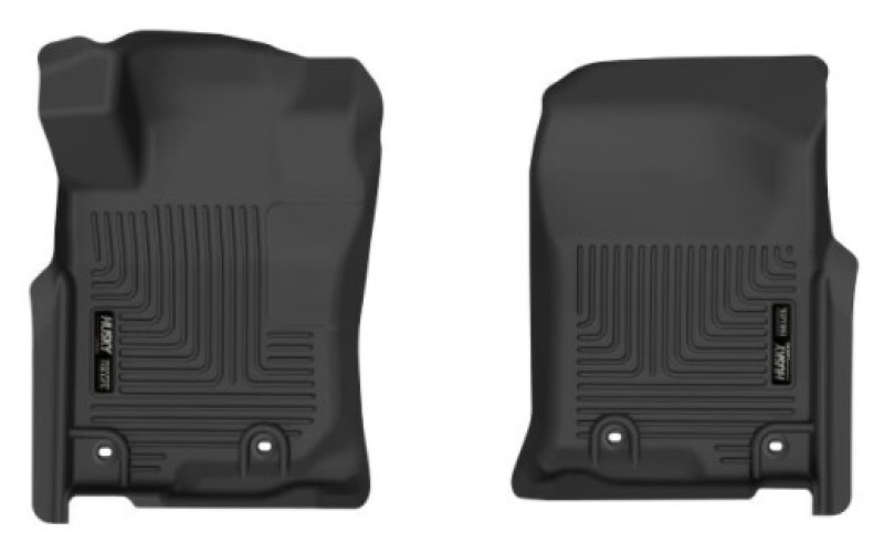 Lexus GX460 Floor Mats - Front - Husky Liners - X-act Contour - Black - `14-`21